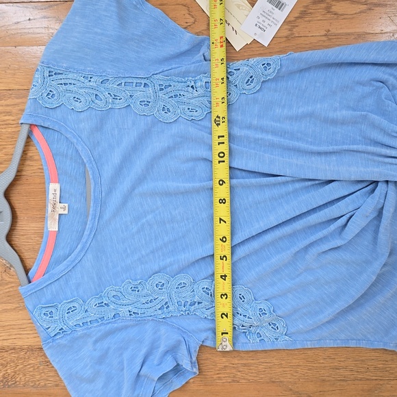 REWIND BRAND WOMENS BLUE SHORT SLEEVE SUMMER TOP SIZE SMALL - Picture 9 of 14